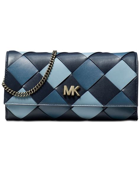 michael kors mott woven clutch